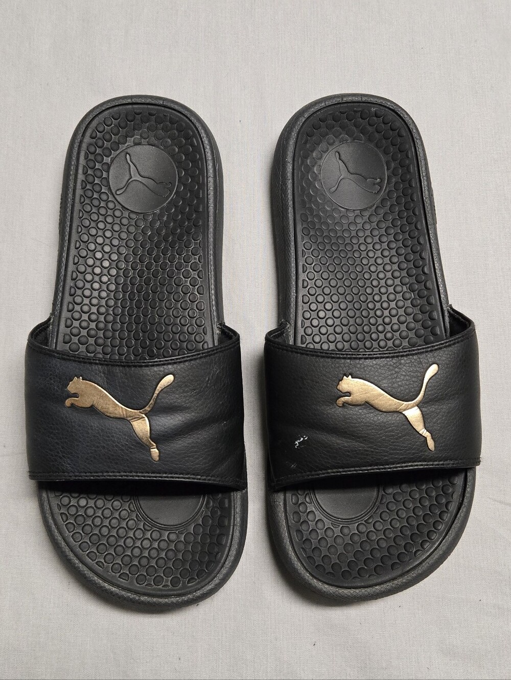 (3 for $6) Puma Black Cool Cat 2.0 Slide Women's Size 9